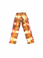 Load image into Gallery viewer, Hand-Dyed Psychedelic Trouser (Brown/Gold/Burgundy)
