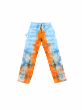 Load image into Gallery viewer, Hand-Dyed Psychedelic Pant (Orange/Light Blue)
