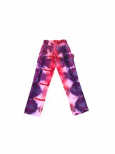 Load image into Gallery viewer, Hand-Dyed Psychedelic Pant (Deep Purple/Watermelon)
