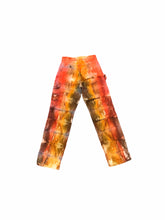 Load image into Gallery viewer, Hand-Dyed Psychedelic Pant (Pagoda Red/Deep Yellow/Palomino Gold/Khaki)
