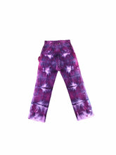 Load image into Gallery viewer, Hand-Dyed Psychedelic Pant (Deep Purple/Magenta)
