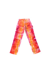 Load image into Gallery viewer, Hand-Dyed Psychedelic Pant (Pink/Orange/Red)
